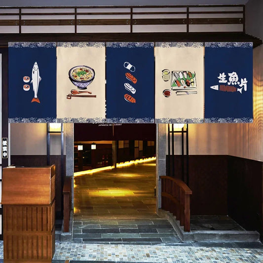 Japanese Sushi Shop Curtains