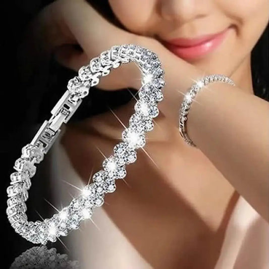 Elegant Iced-out Bracelet for Women